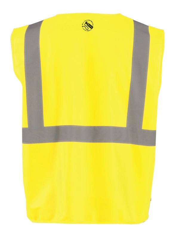 Solid Self-Extinguishing Vest W/Quick Release Zipper