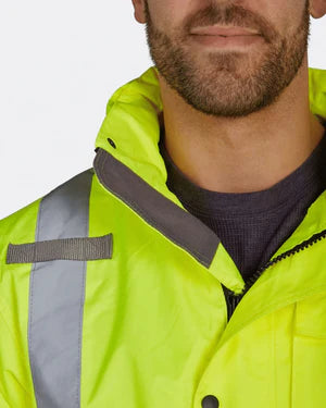 BLACK BOTTOM RAIN JACKET - Type R Class 3