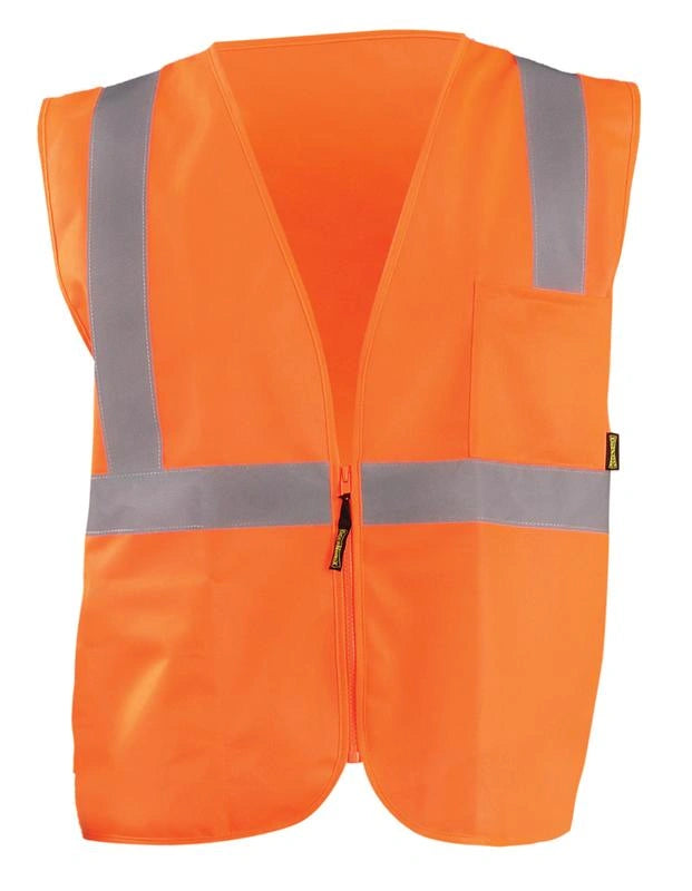 Solid Standard Vest W/Zipper