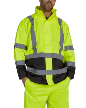 BLACK BOTTOM RAIN JACKET - Type R Class 3