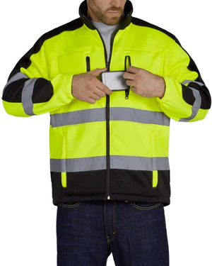 BLACK BOTTOM FULL ZIP SOFTSHELL - Type R Class 3