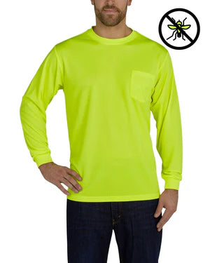 PERIMETER™ INSECT GUARD HI-VIZ LONG SLEEVE T-SHIRT - Non-Ansi