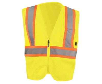 Mesh Two-Tone Vest W/Zipper - Image 1