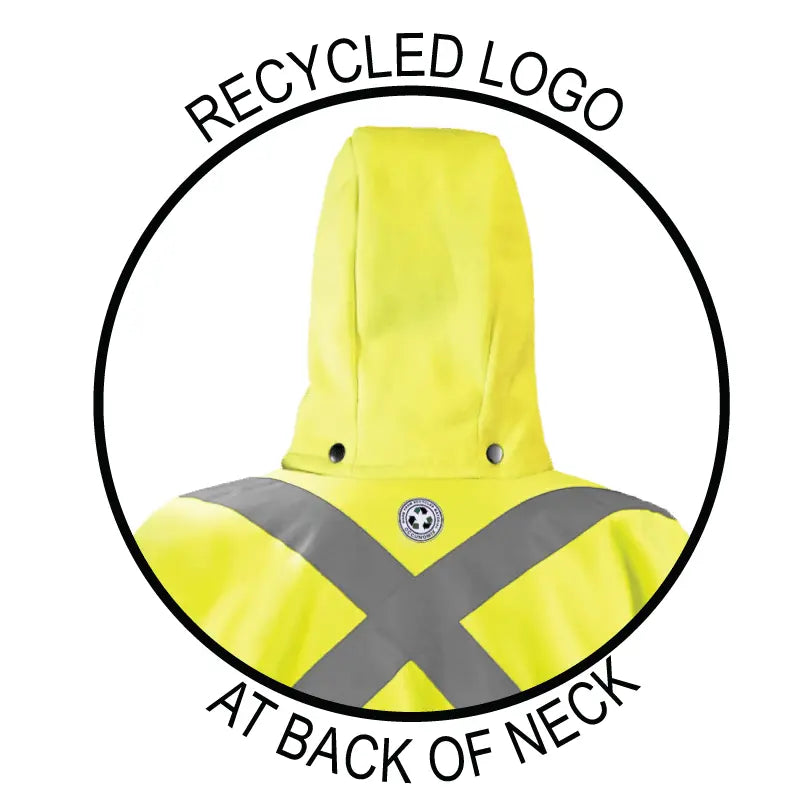 Sustainable X-Back Snap Hood Sweatshirt