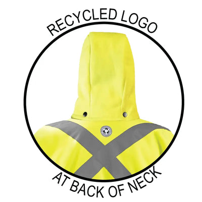 Sustainable X-Back Snap Hood Sweatshirt - Image 4
