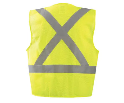 Mesh X-Back Vest W/Zipper - Image 1