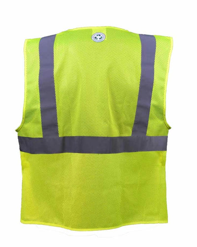 Sustainable Mesh Vest W/Zipper - Image 2