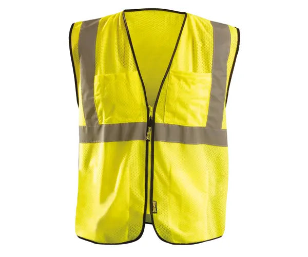 Mesh Surveyor Vest W/Zipper