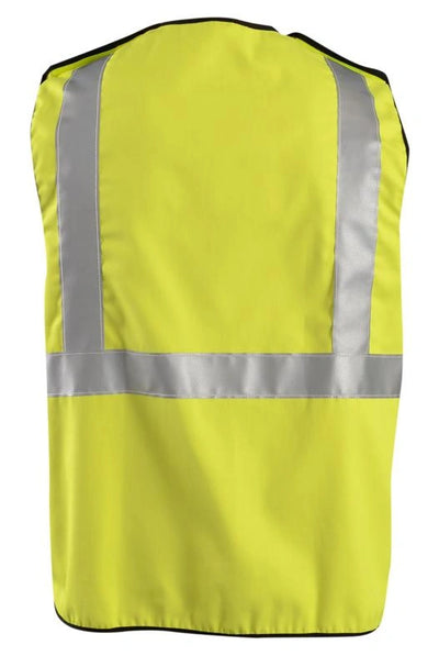 Flame Resistant Single Stripe 5-Pt Breakaway Solid Vest - Image 2