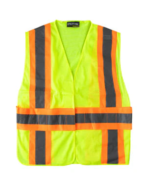 MESH TWO-TONE EXPANDABLE VEST w/ HOOK & LOOP - Type R Class 2