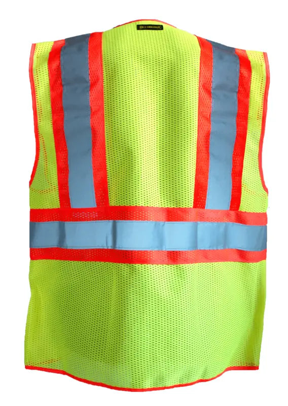 Mesh Two-Tone Vest W/Zipper