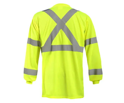 Long Sleeve Wicking Birdseye X-Back T-Shirt - Image 1