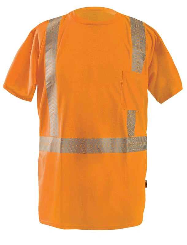 Short Sleeve Ocx™ Patented Segmented Tape T-Shirt W/Pocket