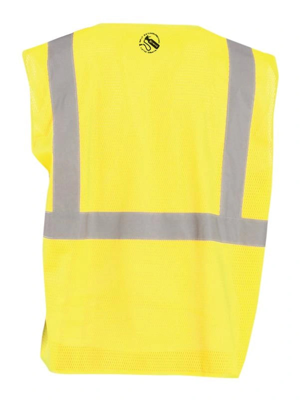 Mesh Self-Extinguishing Vest W/Quick Release Zipper