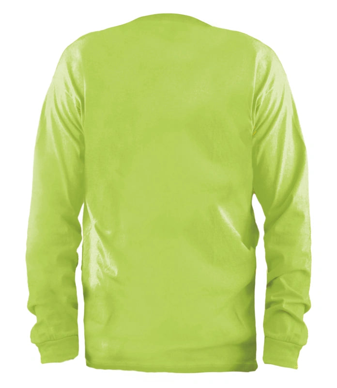 Non-Ansi Pre-Shrunk Cotton Long Sleeve T-Shirt W/Pocket