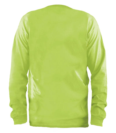Non-Ansi Pre-Shrunk Cotton Long Sleeve T-Shirt W/Pocket - Image 2