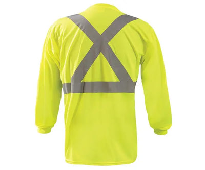 Long Sleeve Wicking Birdseye X-Back T-Shirt - Image 1