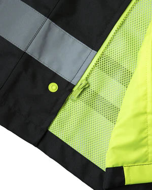 BLACK BOTTOM RAIN JACKET - Type R Class 3