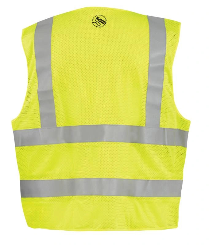 Mesh Self-Extinguishing Breakaway Vest W/Quick Release Zipper