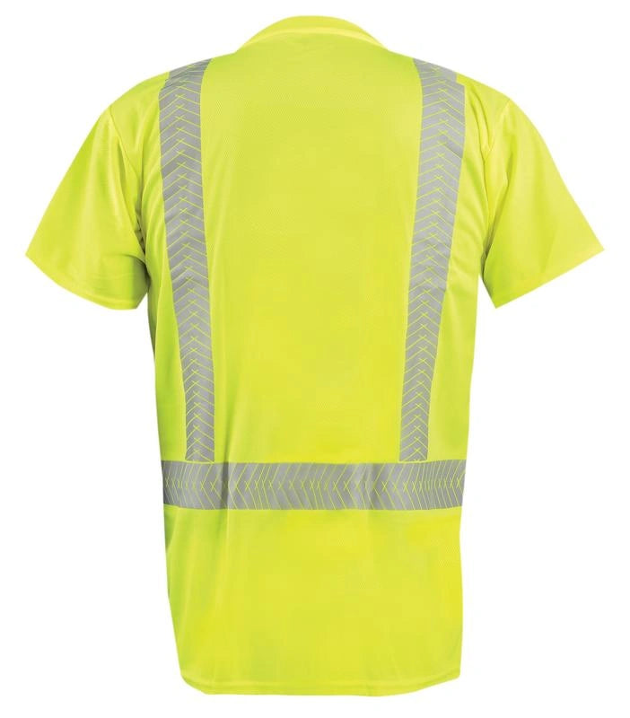 Short Sleeve Ocx™ Patented Segmented Tape T-Shirt W/Pocket