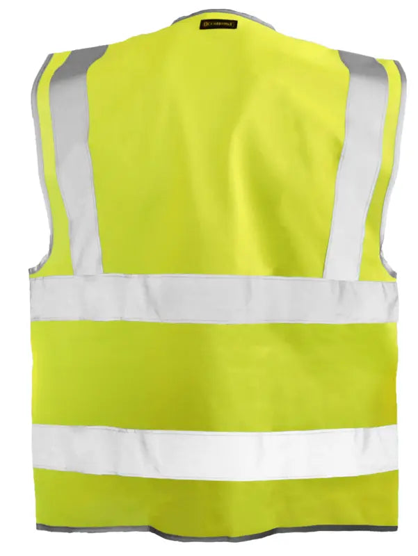 Solid Dual Stripe Vest W/Zipper