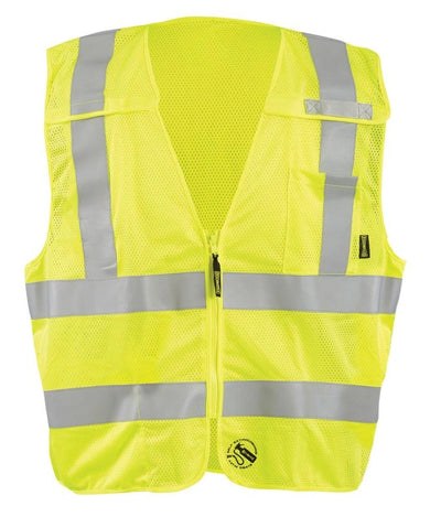 Mesh Self-Extinguishing X-Back Breakaway Vest W/Quick Release Zipper - Image 2