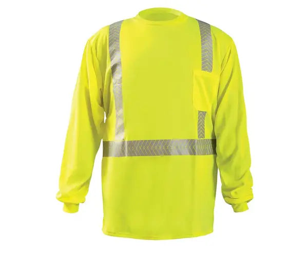 Long Sleeve Ocx Patented Segmented Tape T-Shirt W/Pocket