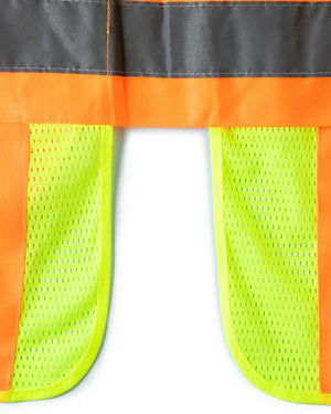 MESH TWO-TONE EXPANDABLE VEST w/ HOOK & LOOP - Type R Class 2
