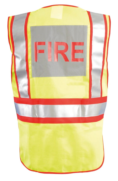 Classic Solid Breakaway Public Safety Vest - Fire - Image 2