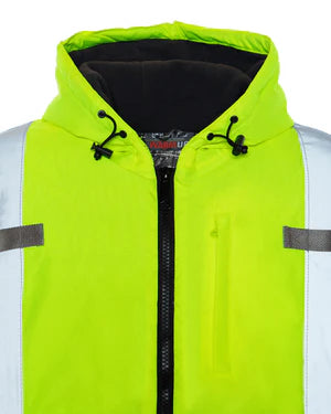 WARM UP™ GREY BOTTOM BOMBER JACKET - Type R Class 3 - Image 7