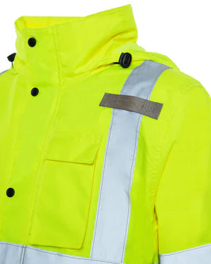BLACK BOTTOM RAIN JACKET - Type R Class 3
