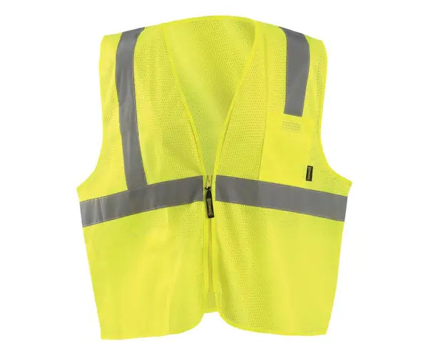 OccuNomix | Engineered Tough Safety Gear - Mesh Standard Vest W/Zipper OccuNomix | Engineered Tough Safety Gear - Mesh Standard Vest W/Zipper