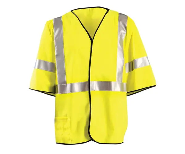 Flame Resistant Single Stripe Solid Vest