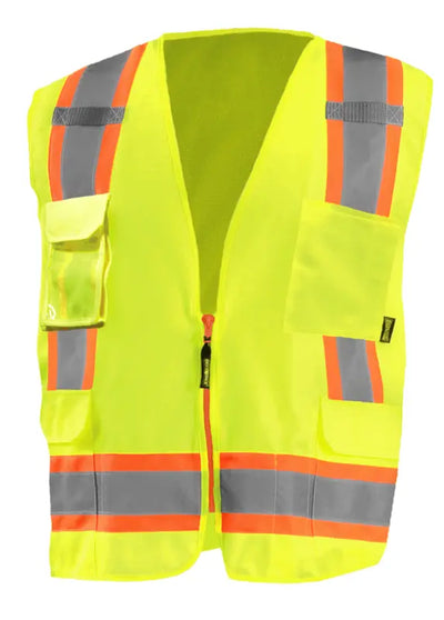 Sustainable Two-Tone Solid/Mesh Vest - Image 1