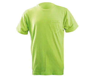 Non-Ansi Pre-Shrunk Cotton Short Sleeve T-Shirt W/Pocket - Image 1