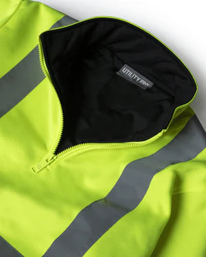 WOMEN'S BLACK BOTTOM QUARTER-ZIP PULLOVER SOFTSHELL - Type R Class 2