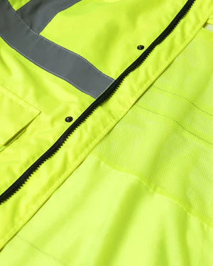 BLACK BOTTOM RAIN JACKET - Type R Class 3