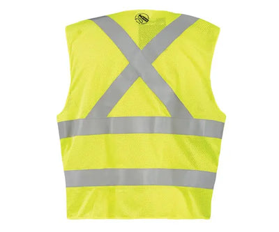 Mesh Self-Extinguishing X-Back Breakaway Vest W/Quick Release Zipper - Image 1