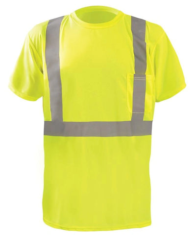 Short Sleeve Wicking Birdseye X-Back T-Shirt W/Pocket - Image 2