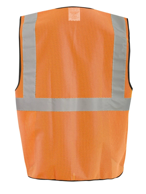Mesh Surveyor Vest W/Zipper