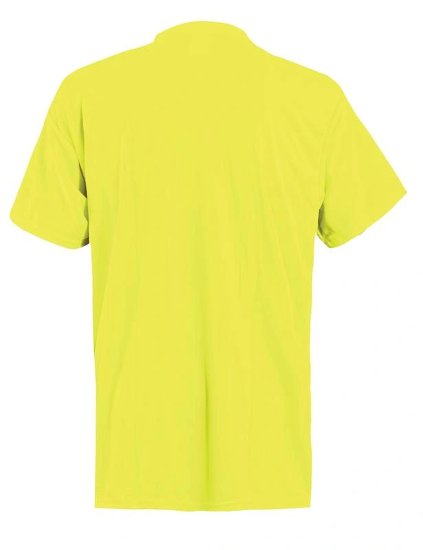 Non-Ansi Short Sleeve Wicking Birdseye T-Shirt W/Pocket