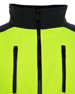 WARM UP™ GREY BOTTOM FULL ZIP SOFTSHELL JACKET - Type R Class 3
