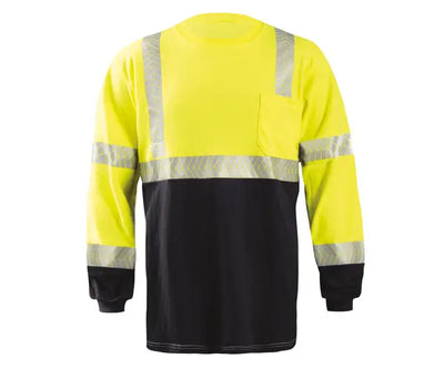 Flame Resistant Dual Certified Navy Bottom w/OCX™ Patented Segmented Reflective & Pocket - Image 1