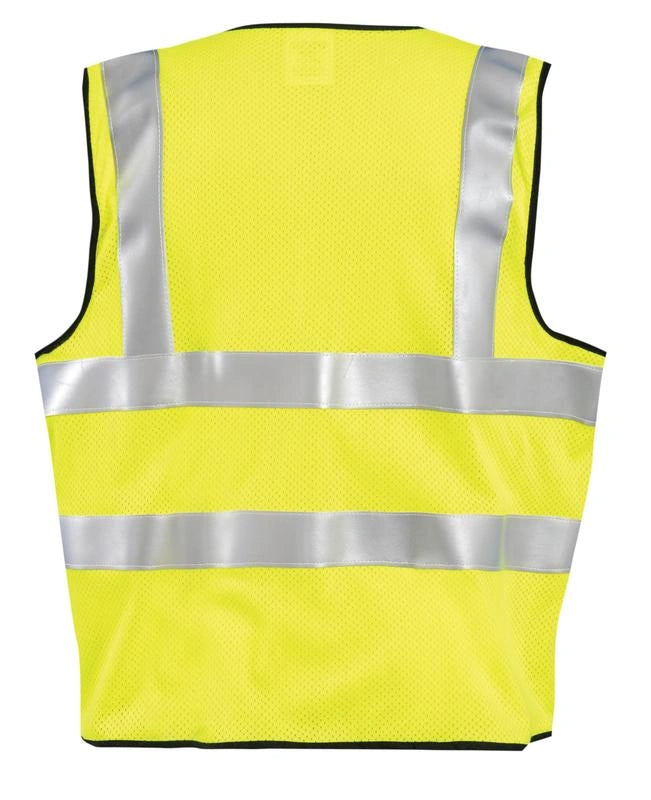 Premium Flame Resistant Dual Stripe Mesh Vest