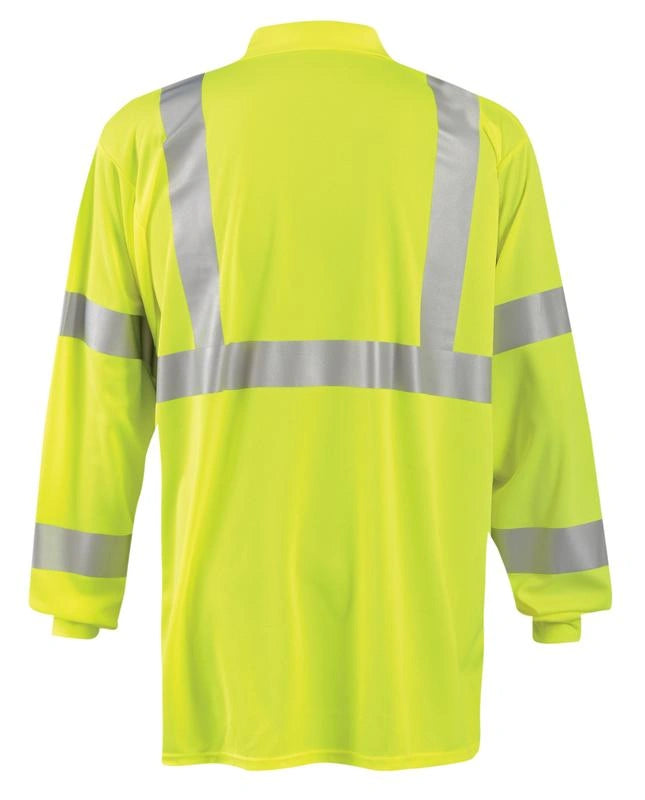 Wicking & Cooling Birdseye Polo Long Sleeve Class 3 T-Shirt