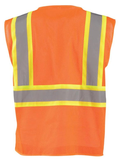 Mesh 5-Pt. Breakaway Two-Tone Vest w/Quick Release Zipper - Image 4