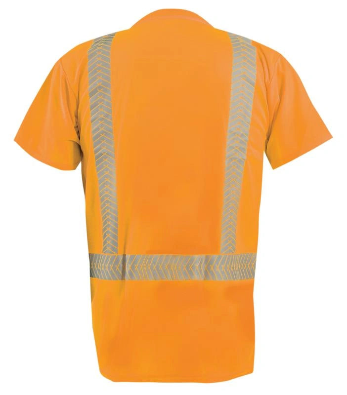Short Sleeve Ocx™ Patented Segmented Tape T-Shirt W/Pocket