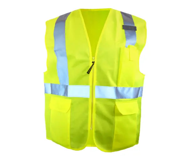 Solid Standard Vest W/Zipper