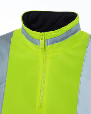 WOMEN'S BLACK BOTTOM QUARTER-ZIP PULLOVER SOFTSHELL - Type R Class 2