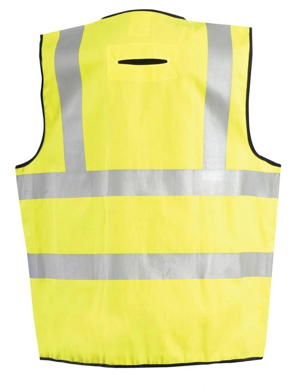 Flame Resistant Dual Stripe Solid Vest w/D-Ring Access